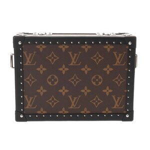 LOUIS VUITTON Monogram Macassar clutch box Brown M20252 800000136307000